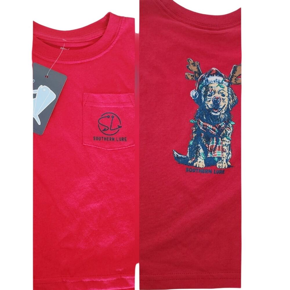 2 Southern Lure Tee reindeer dog